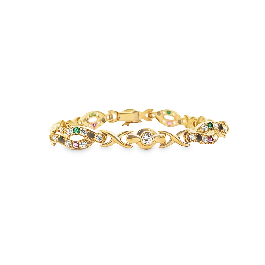 Gold metal Butterfly elastic slave bracelet. by Tinna-Hand-Jewelry on  DeviantArt